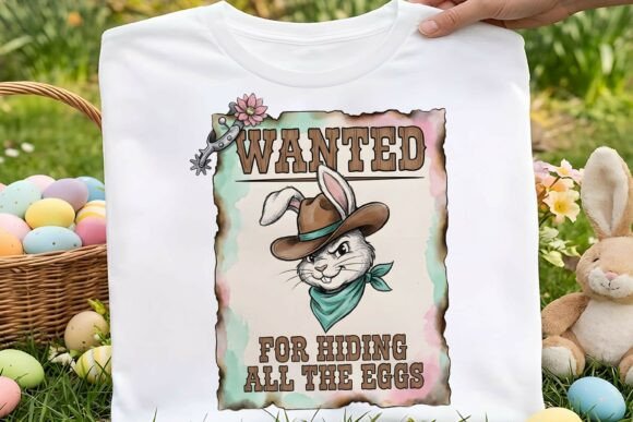 Boho Western Easter Sublimation PNG Graphics for Canva