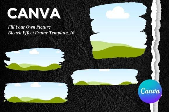 Brush Stroke Canva Frame Distressed_16