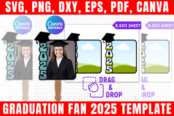 Graduation Fan 2026 Canva Template