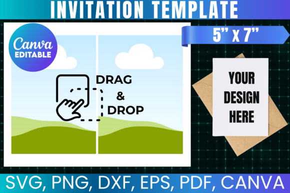 Invitation Template & Thank You Card: Canva Graphics Review