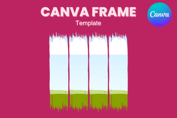 Paint Brush Stroke Canva Frame Coquette Graphics