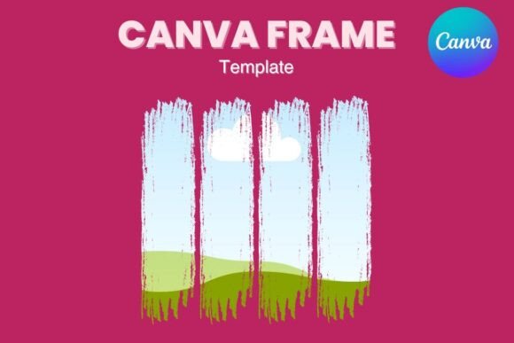 Paint Brush Stroke Canva Frame Coquette1