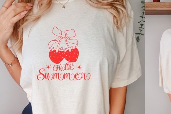 Strawberry SVG & Summer Graphics for Canva